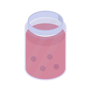 Bu inanılmaz reçel kavanozunu izometrik tarzda tut