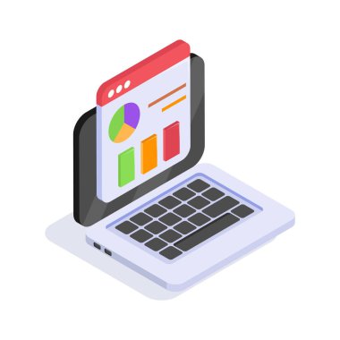 İzometrik tarzda veri analizinin bu inanılmaz simgesine bir bakın.