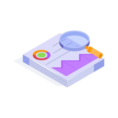 Bu yaratıcı tasarım silo raporunu izometrik simgeye dönüştür