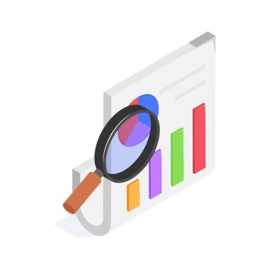 Bu yaratıcı tasarım silo raporunu izometrik simgeye dönüştür