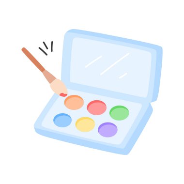 Modern stil göz farı kitinin kullanışlı bir simgesi