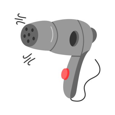 Moda tarzında birinci el saç kurutma makinesi simgesi
