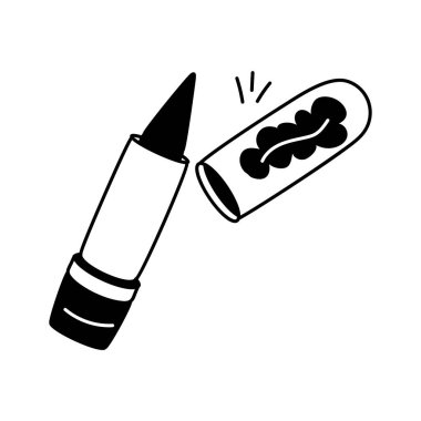 Gözleri tanımlamak ve vurgulamak için kullanılan bir kalem