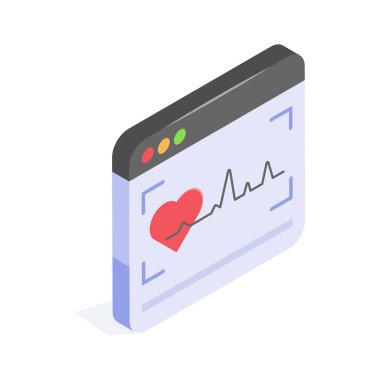 Bu inanılmaz tıbbi rapor ikonunu modern tarzda ele alalım.