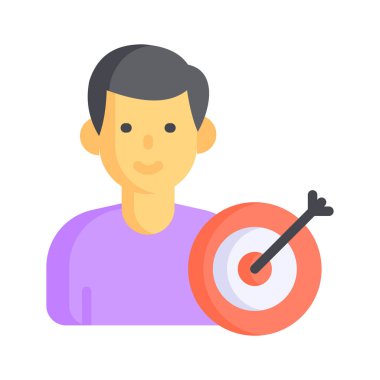 Kişisel veya takım hedeflerini sembolize eden bir hedef simge