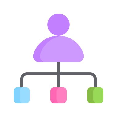 Bağlantıları olan, takım ağını sembolize eden insanlar ağı