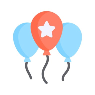 Yıldızlı balonlar, kutlamayı ve takımın moralini sembolize eder.