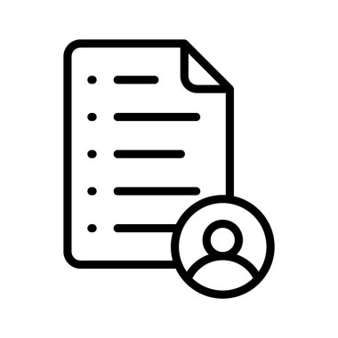 Belge onayını sembolize eden kullanıcı simgesine sahip belge