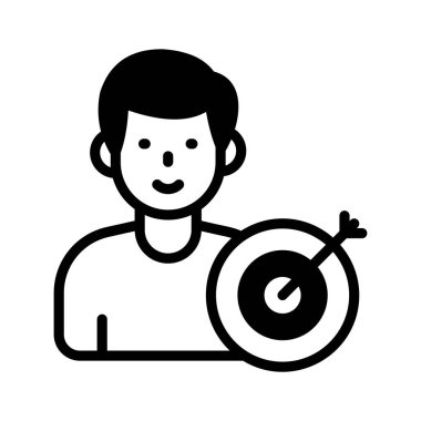 Kişisel veya takım hedeflerini sembolize eden bir hedef simge