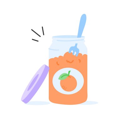 Bir kavanoz çilek reçeli, tostun üzerine yayılmak için mükemmel.