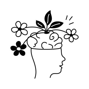 Çevresel bilinci sembolize eden bitkisel büyüme