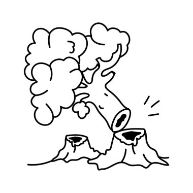 Sağlıklı ağaç, orman ve ağaç korunmasının önemini simgeliyor.