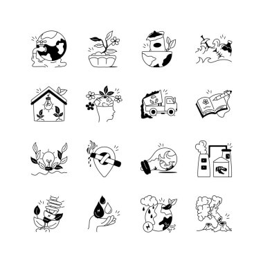 Bu canlı simge, çevreciliğin çeşitli yönlerini tasvir eder