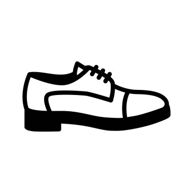 Düşük topuklu ve dantelli klasik ayakkabı.