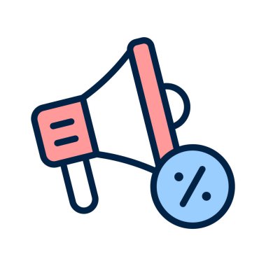 Satış promosyonu veya reklamı temsil eden simge