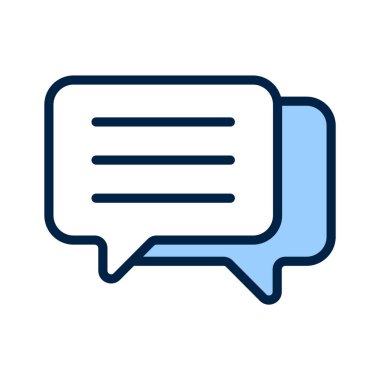 Sohbet yoluyla gerçek zamanlı müşteri desteği simgesi