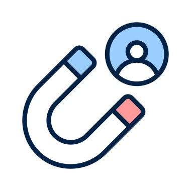 Tutma stratejisini göstermek için müşteriyi çeken bir mıknatıs