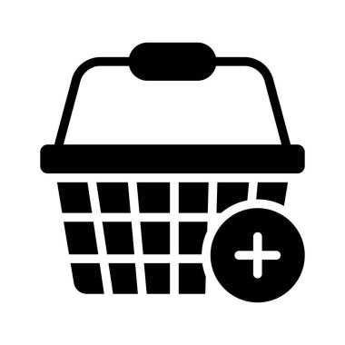 Alışveriş sepetine bir şeyler eklemek için simge