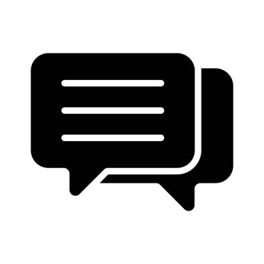 Sohbet yoluyla gerçek zamanlı müşteri desteği simgesi