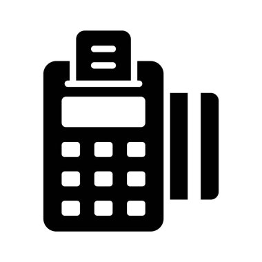 İşlemler için POS satış makinesini temsil eder