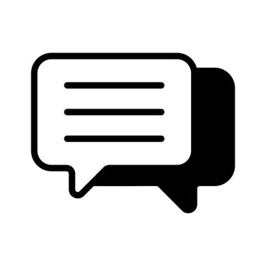 Sohbet yoluyla gerçek zamanlı müşteri desteği simgesi