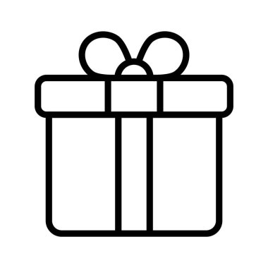 Bir hediye veya ürün ambalajını temsil eden simge