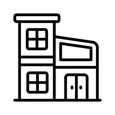 Ticari veya işyeri yapısının simgesi