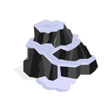 Karlı dağ zirveleri, açık hava macerasını temsil eder.