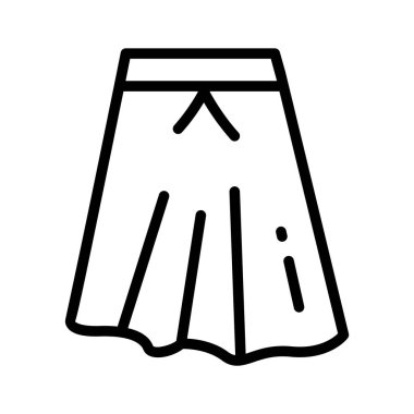 Günlük giyim tasarımı için temel t-shirt simgesi