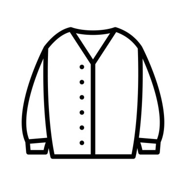 Günlük giyim tasarımı için temel t-shirt simgesi