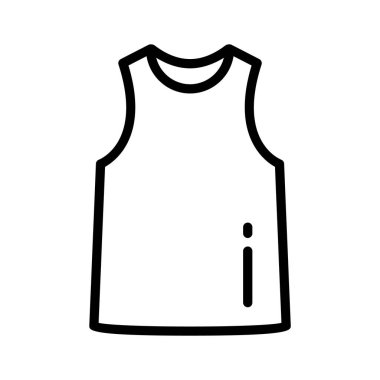 Günlük giyim tasarımı için temel t-shirt simgesi