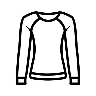 Günlük giyim tasarımı için temel t-shirt simgesi