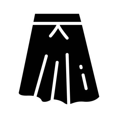 Çeşitli stiller için uygun bir etek simgesi