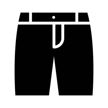 Sıcak hava için cepleri olan günlük şortlar.