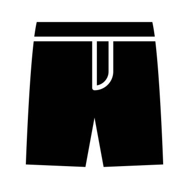 Sıcak hava için cepleri olan günlük şortlar.