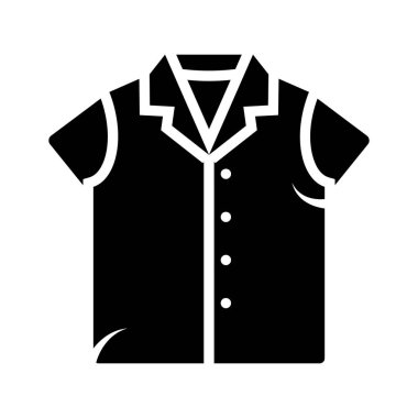 Günlük giyim tasarımı için temel t-shirt simgesi