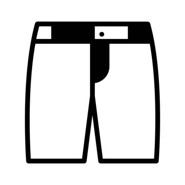 Sıcak hava için cepleri olan günlük şortlar.