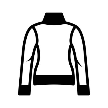 Kışın ya da gündelik kıyafet için rahat süveter simgesi