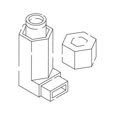 Solunum ve astım tedavisi için solunum aygıtı