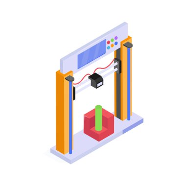 Modern tarzda 3D yazıcının bu inanılmaz simgesini alın
