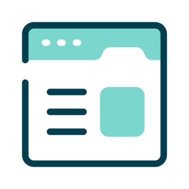 Web sitelerini veya çevrimiçi içeriği temsil eden bir tarayıcı penceresi