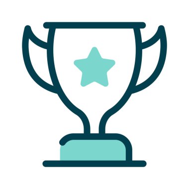 Zaferi ya da başarıyı temsil eden bir kupa.