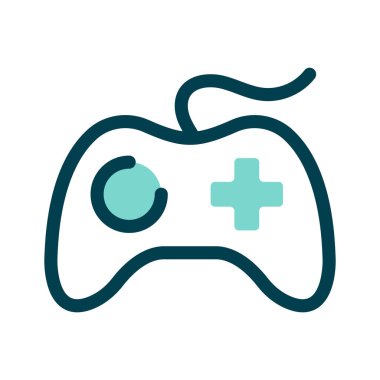 Video oyunu ya da eğlenceyi sembolize eden bir oyun denetleyici