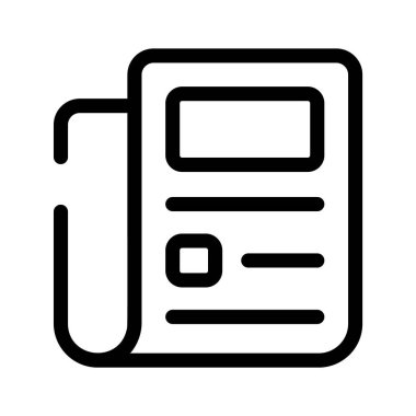 Gazetenin bu yaratıcı ikonunu modern tarzda alın.