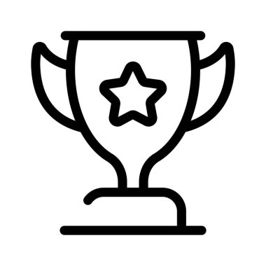 Zaferi ya da başarıyı temsil eden bir kupa.