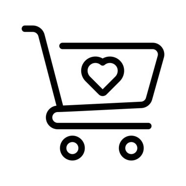 Alışverişi ya da online alışverişi temsil eden bir alışveriş arabası