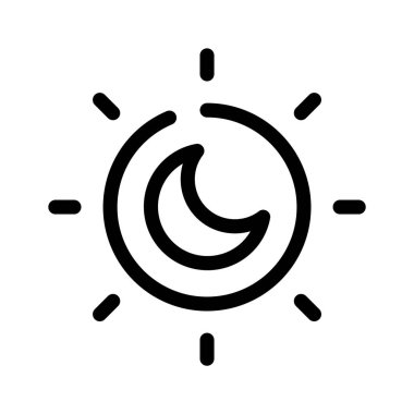 Parlaklık vektör simgesi tasarımı moda biçiminde