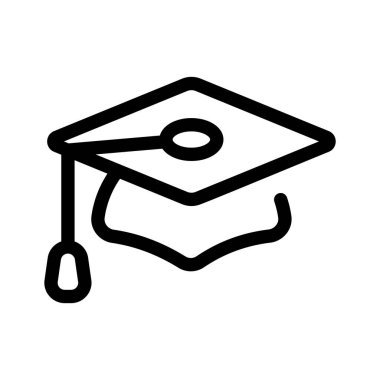 Eğitimi veya başarıyı sembolize eden bir mezuniyet şapkası