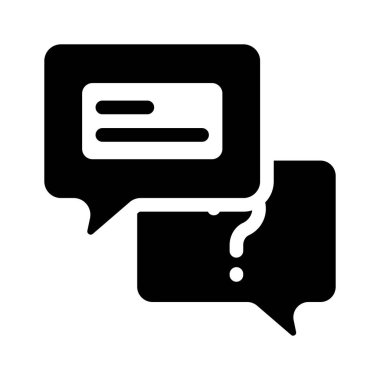 İleti, sohbet iletişimi, konuşma baloncuklarının moda simgesi