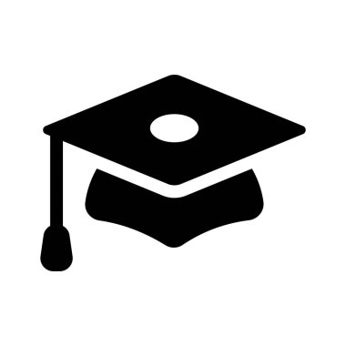 Eğitimi veya başarıyı sembolize eden bir mezuniyet şapkası